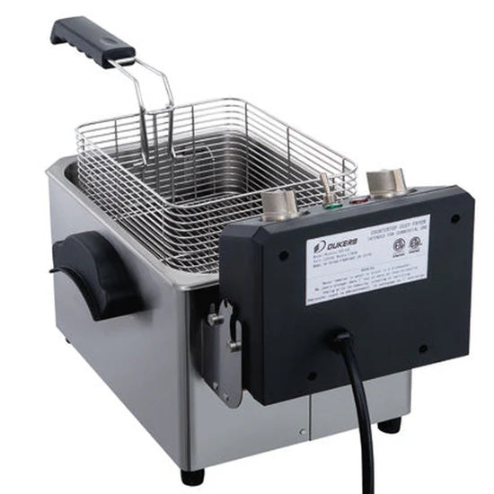 DCF7E 7lb Single Basket Electric Countertop Fryer 120V