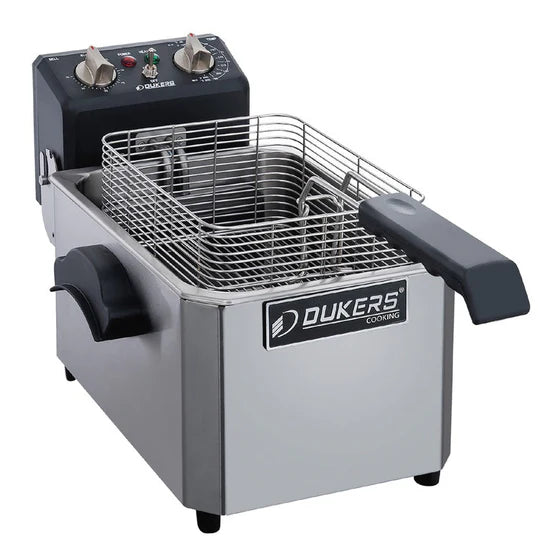 DCF7E 7lb Single Basket Electric Countertop Fryer 120V