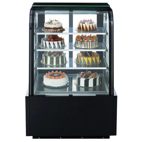 DDM48R-CB Curved Glass 48" Cake Showcase