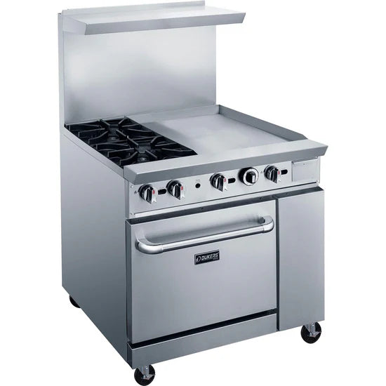 DCR36-2B24GM 36" Gas Range with Two (2) Open Burners & 24" Griddle