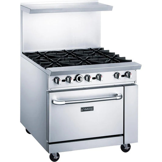 DCR36-6B 36" Gas Range with Six (6) Open Burners