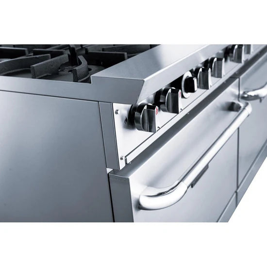 DCR60-10B 60" Gas Range with Ten (10) Open Burners