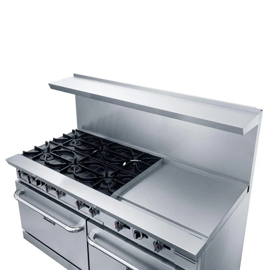 DCR60-6B24GM 60" Gas Range with Six (6) Open Burners & 24" Griddle