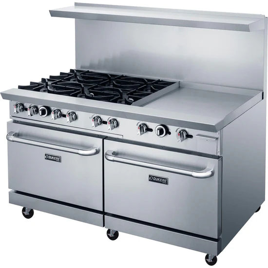 DCR60-6B24GM 60" Gas Range with Six (6) Open Burners & 24" Griddle