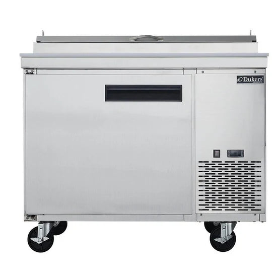 DPP44-6-S1 Commercial Single Door Pizza Prep Table Refrigerator