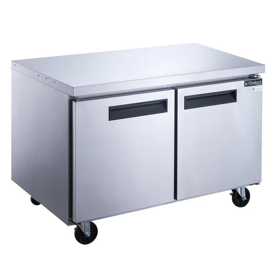 DUC48R 2-Door Undercounter Refrigerator in Stainless Steel