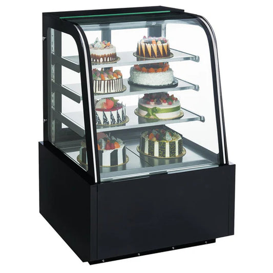 DDM48R-CB Curved Glass 48" Cake Showcase